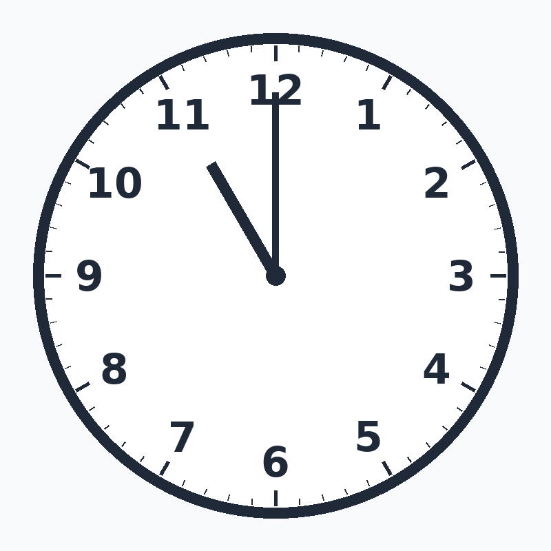 11 o clock