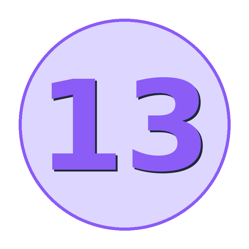 13