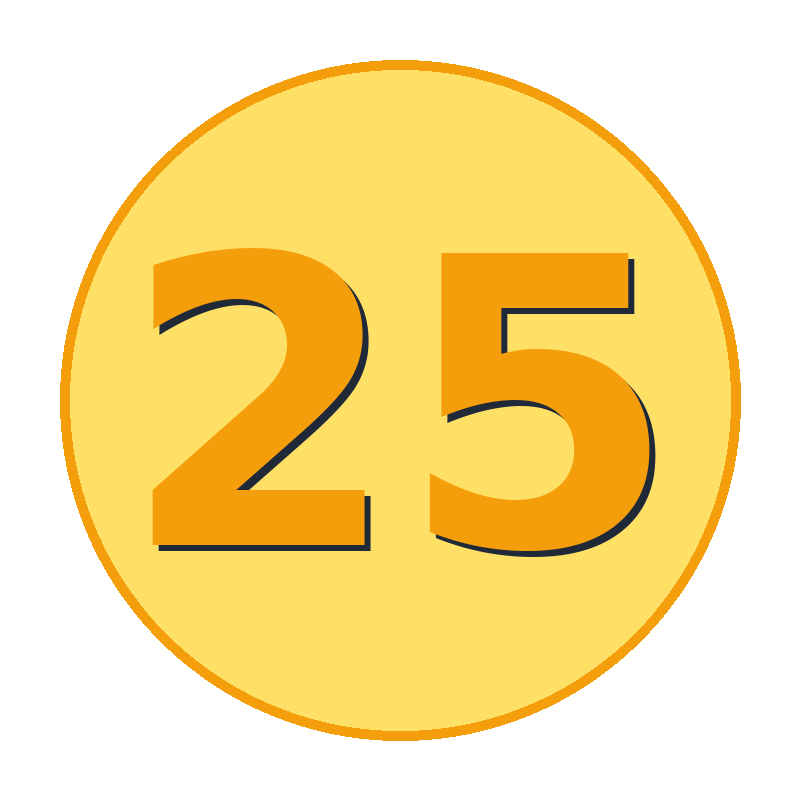 25