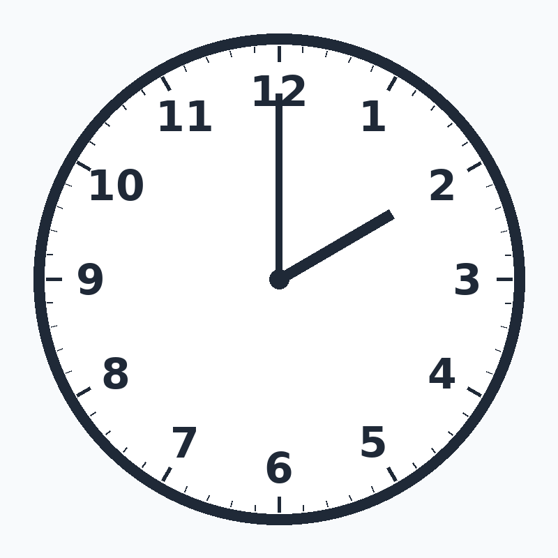 2 o clock
