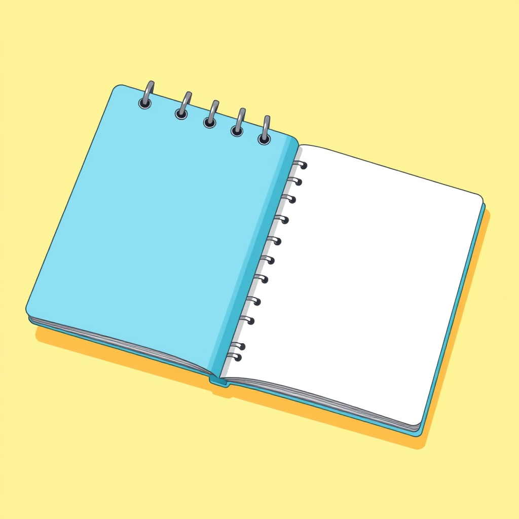 spiral notebook