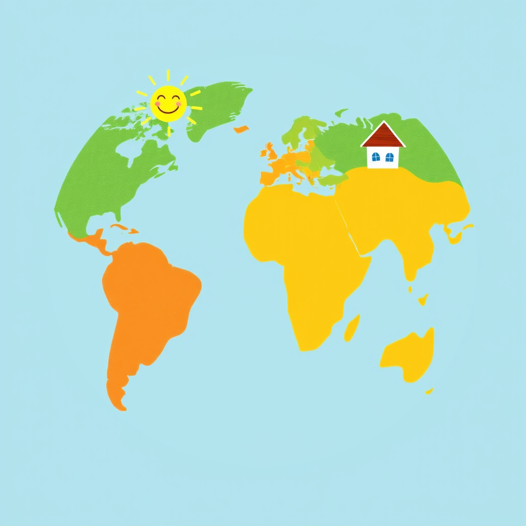 world map