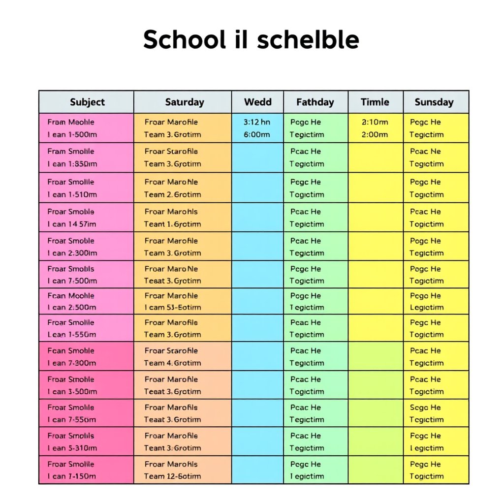 timetable